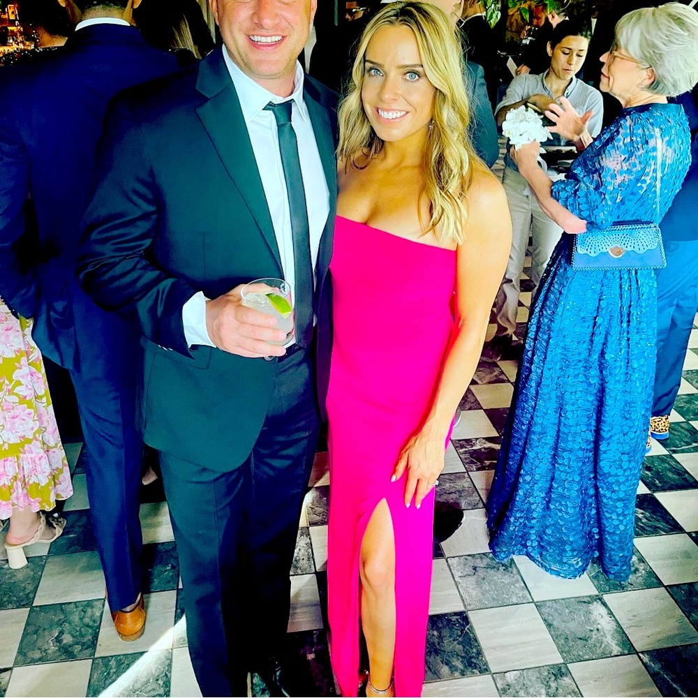 I buy nice dresses, wear them once and the resell for a reduced price.